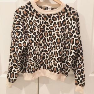H&M Leopard-print sweater